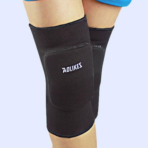 

arm & leg warmers pcs chic elbow knee wrist sponge brace support strap sports protector portable 43bp, Black