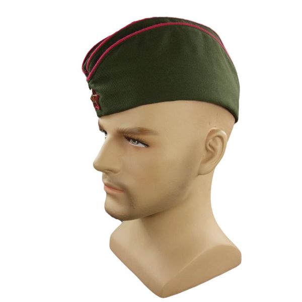 

wide brim hats soviet red army infantry officer m35 gabardine side cap p, Blue;gray