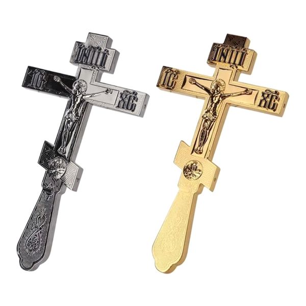 

christ jesus crucifix suffering statue orthodox hand holding catholic religious prayer church decoration