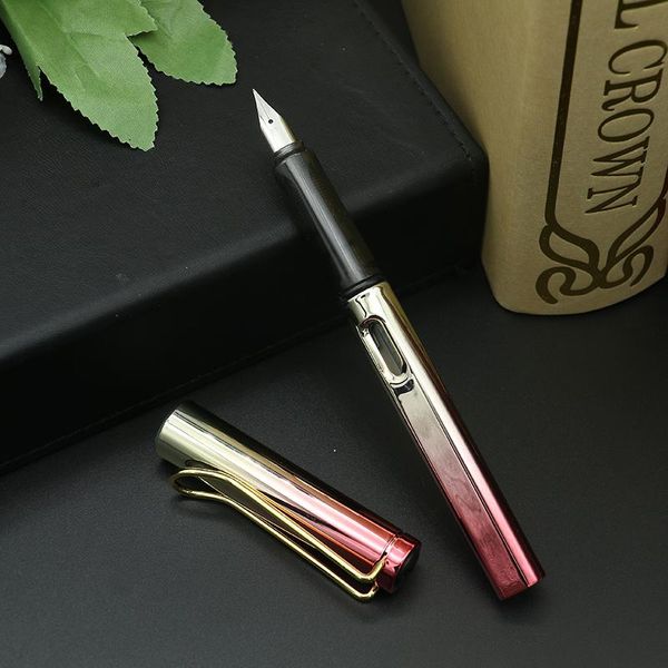 

luxury quality fashion color fountain pen financial office student school stationery supplies ink pen. ballpoint pens, Blue;orange