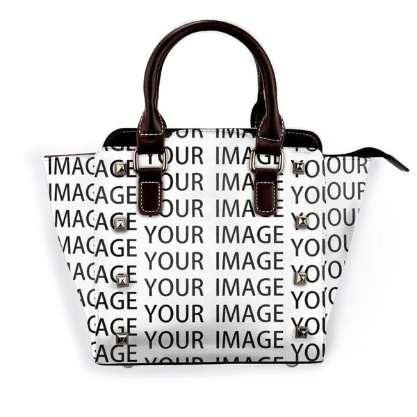 

totes custom shoulder bag vintage leather handbag travel female gifts bags