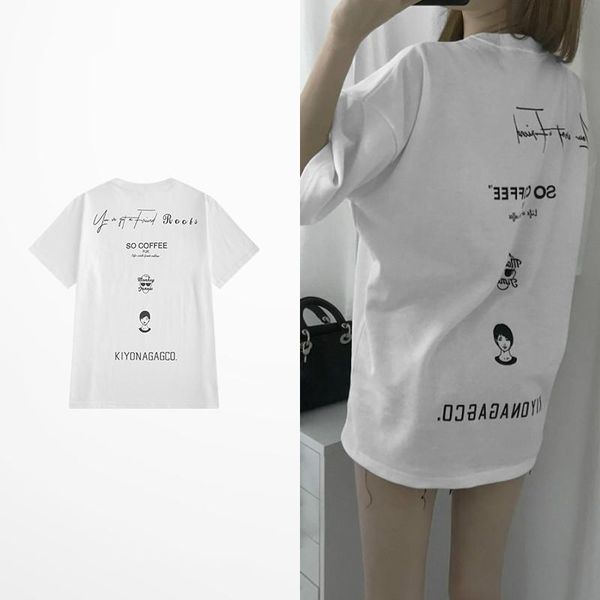 

men's t-shirts ulzzang funny print t shirt men ins style100% cotton retro tide brand shirts and women dark souls skateboard white tee, White;black