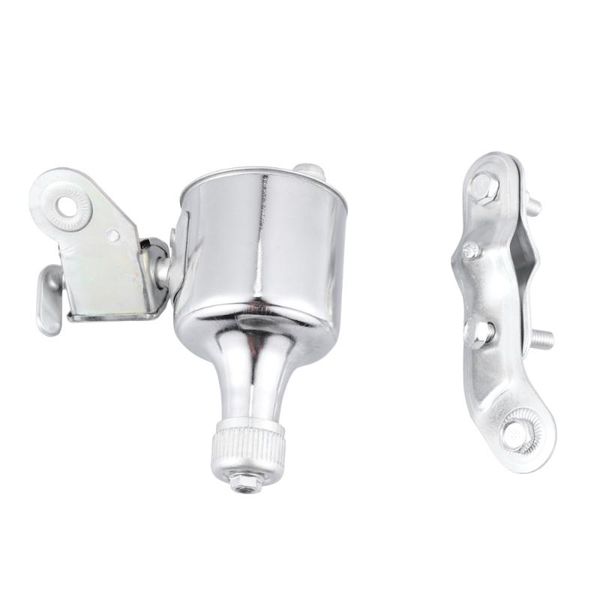 

1pc 12v 6w lights generator friction dynamo bike headlight acessories (silver)