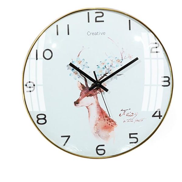 

wall clocks 3d nordic clock gold watches silent luxury bedroom decoration living room creative kitchen zegar scienny gift
