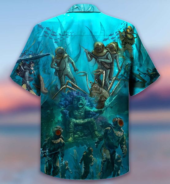 

shirtssummer fashion hawaii3d printing loose size men's shirt, White;black