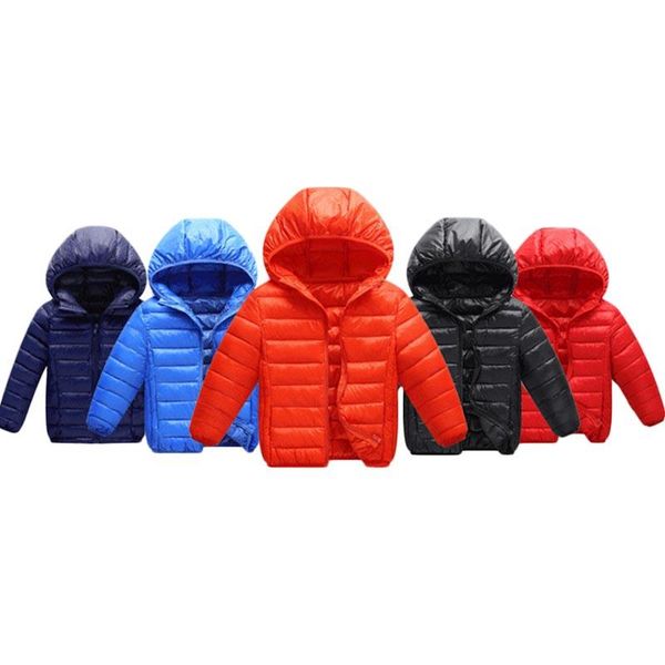 

coat children winter jacket autumn baby girls boy parka kids hooded light cotton down toddler outerwear girl clothes, Blue;gray