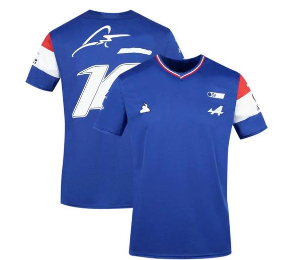 

f1 team racing suit short sleeve polyester quick-drying t-shirt can be customized