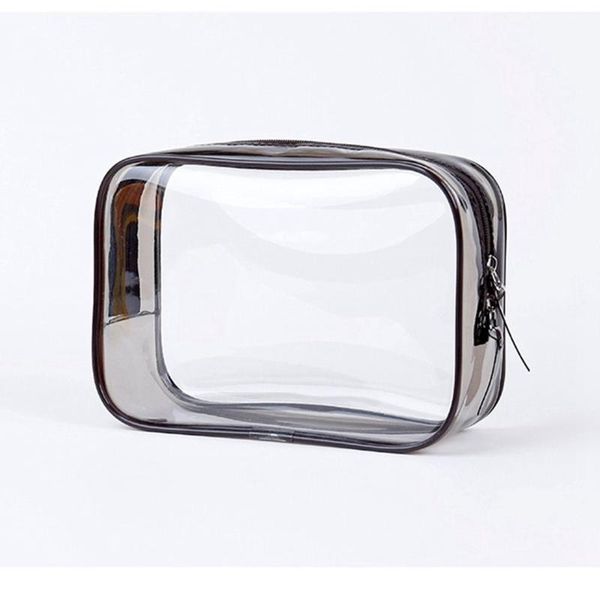 

storage bags transparent pvc travel organizer clear makeup bag beautician cosmetic beauty case toiletry wash