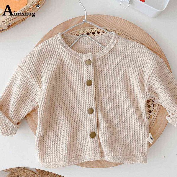 

children fashion sweater kids clothing 2021 single breasted streetwear casual knitted sweater winter fleece coats y1024, Blue