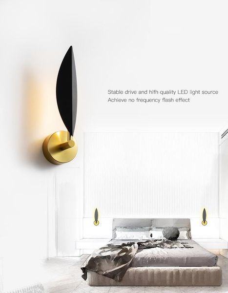 

wall lamp led lamps for bedroom bedside light creative design sense anti-dazzle living room staircase minimalist indoor