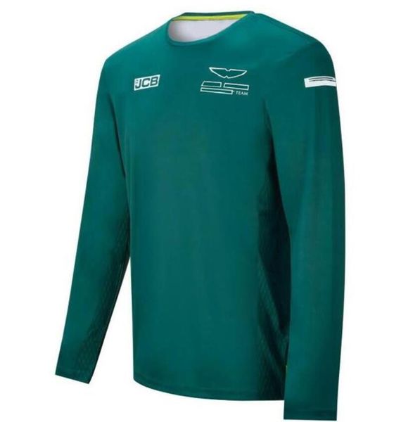 F1 T-Shirt 2021 Neues Team-Rennanzug Kurzarm-Poloshirt Getriebedruck Autoarbeitskleidung Kundenspezifische Kleidung223o Sgqc