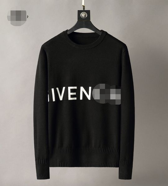 

designer sweater men's women's premium classic casual multicolor autumn winter warm and comfortable fashion retro pullover sweater, White;black