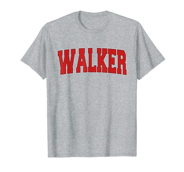 

walker la louisiana varsity style usa vintage sports t-shirt, White;black