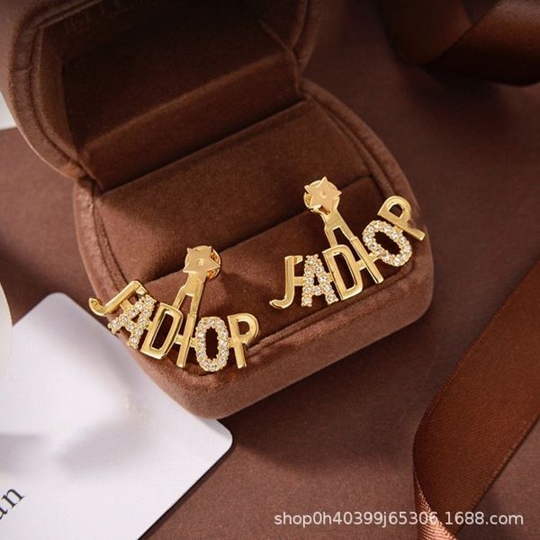 

special offer 75%off outlet onlinenew family letter earrings, 9xil, Silver