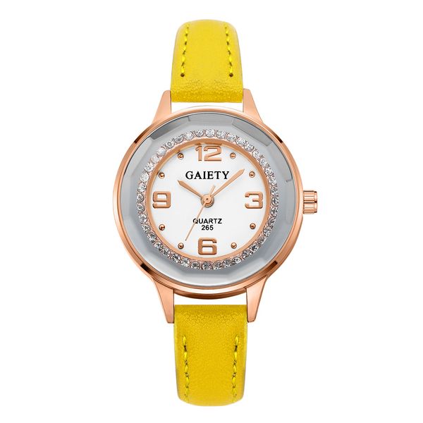 

ladies arrivals fashion designers watch for woman and girls creative dial rose gold frame casual watches elegant lady multi color selection, Slivery;brown