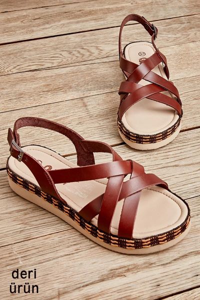 

sandals genuine leather tan women 's l0808500203, Black