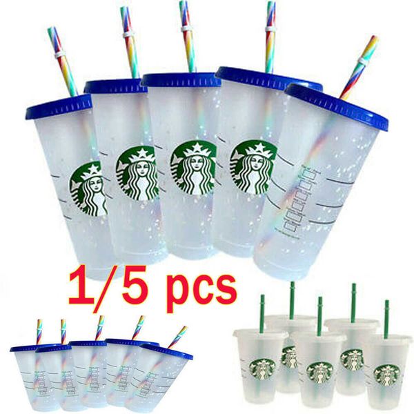 

24 oz starbucks reusable plastic cold cup covered straw discoloration