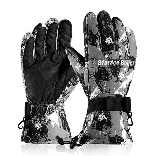 

ski gloves winter waterproof breathable keep warm outdoor sporting skin-friendly full finger