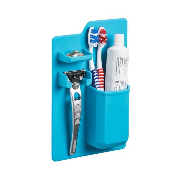 

toothbrush holders 1pc traceless stand rack organizer electric wall-mounted holder shaver bathroom storage accessories