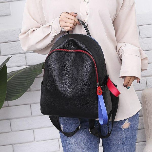 

outdoor bags 2021 fashion personalized color changing backpack women's winter pu bag for leisure travel women