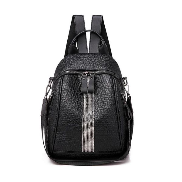 

backpack designer backpacks shoulder bag casual one-shoulder soft leather stone patterned dual-use small bags for women