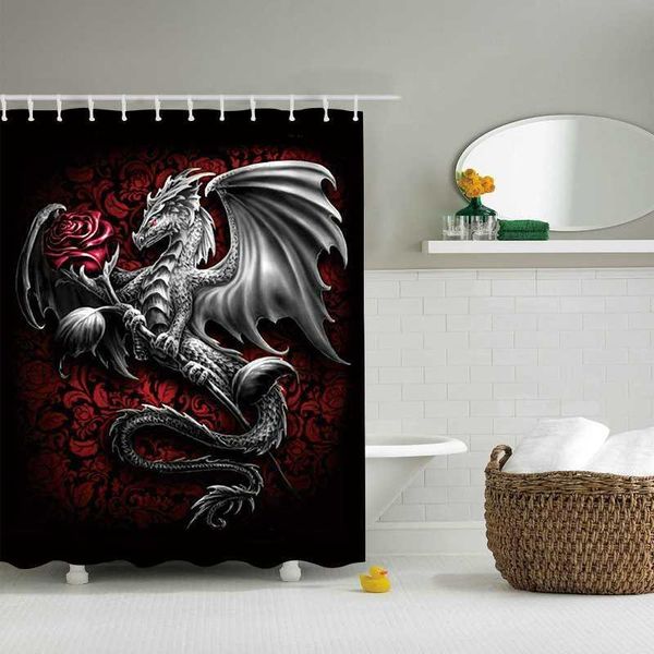 

curtain & drapes 3d print tiger eyes shower curtains waterproof fabric nordic simple wildlife animal bathroom home decor with hooks