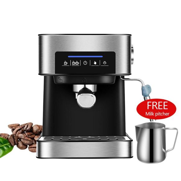

1.5l 220v espresso coffee maker machine 20bar semi-automatic household italian with steam function roasters