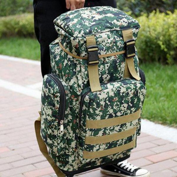 

backpack male 75l large capacity outdoor tactical 60l mountaineering camping hiking military quality waterproof backpac