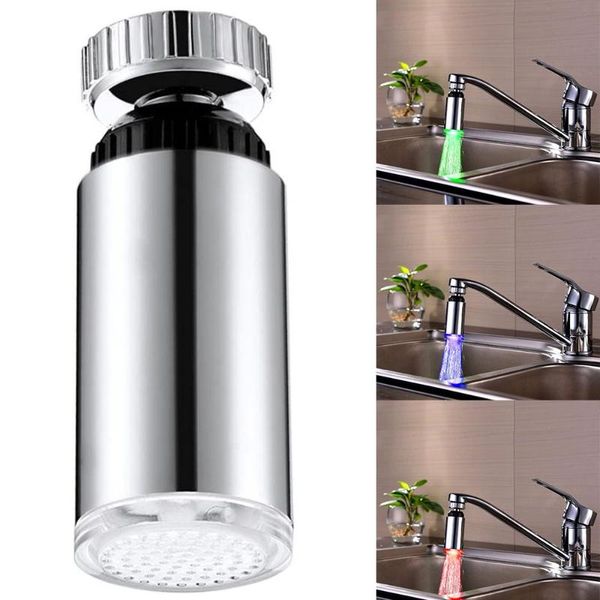 

kitchen faucets home bathroom accessories for christmas & halloween shower taps light sink water glow led faucet 3 color change