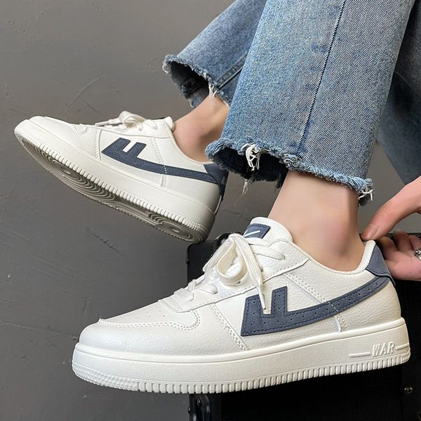 

white casual shoes for women men 36-45