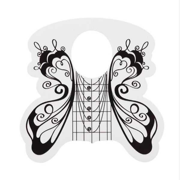 

nail art kits 100pcs extension tips potherapy paper holder crystal butterfly