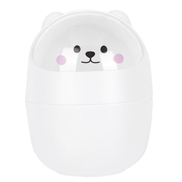 

waste bins 1pc desktrash can cartoon animal wastebasket rubbish storage bin for home