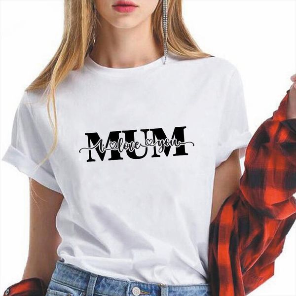 

mother personalized and women i men love you mum printed kawaii oversize t shirt hipster spain gorgeous fashion, White;black