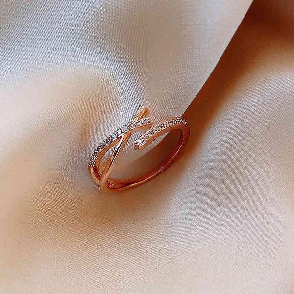 

2021 new classic small round rings japane luxury jewelry european and american women index finger student opening ring