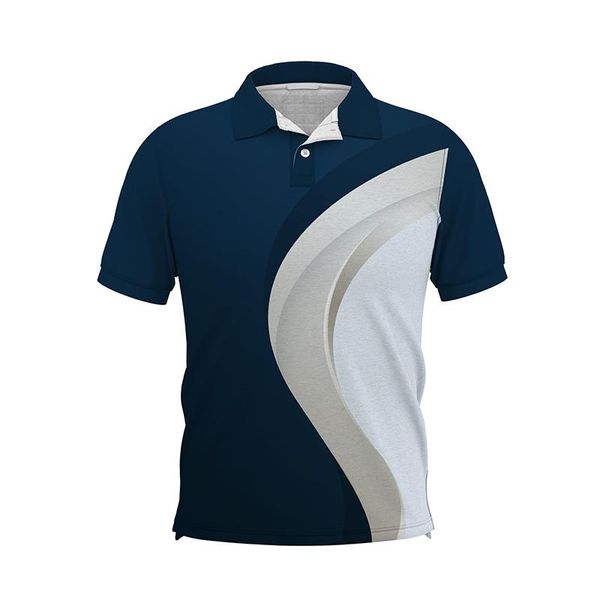 

polos summer is the short-sleeved shirt men's business lapel fashion casual slim breathable letter, White;black