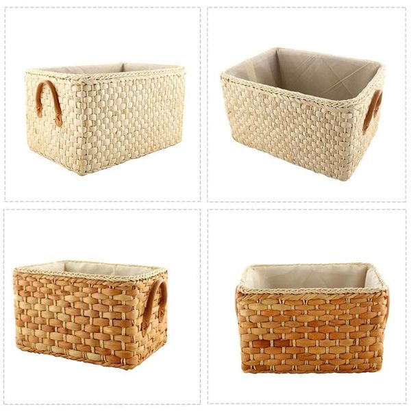 

storage baskets japanese garden basket home sundries boxes corn husk woven
