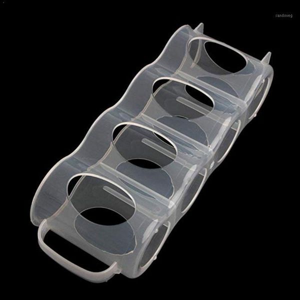 

storage bottles & jars transparent plastic box portable refrigerator store seasoning bag beer countersoda kitchen can holder