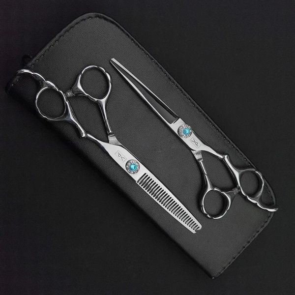 

hair scissors professional hairdressing 6'' jp 440c stainless steel salon shears barber shop thinning