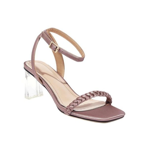 

sandals big size personalized one line high heels women shoes woman summer ladies, Black