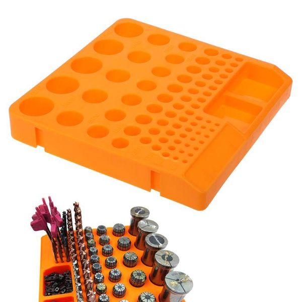 

tool organizers storage box organizer container tray holder for drill bit collet accessories