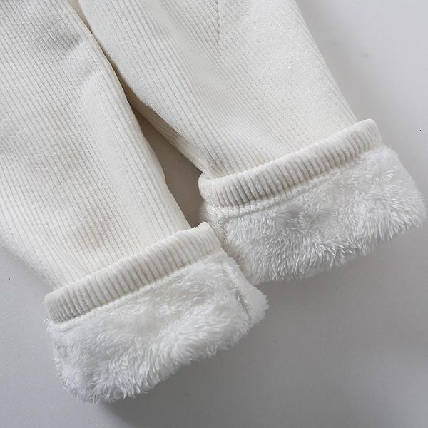 

women's pants & capris gray white corduroy women plus size fleece trousers autumn winter harem velvet thicken warm c5987, Black;white