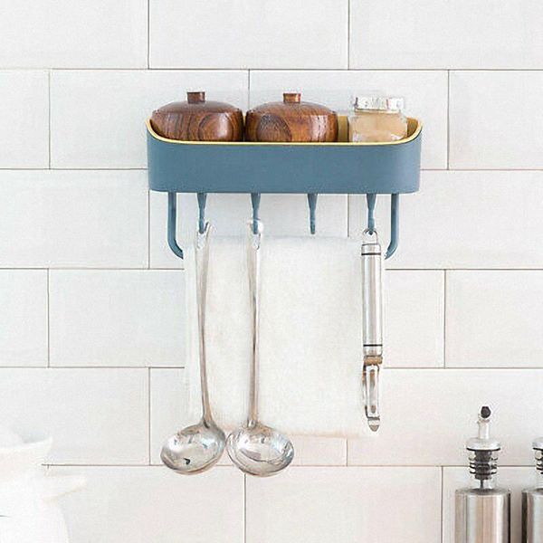 

bathroom shelves 1pcs punch-plastic shelf accessories shower gel shampoo holder