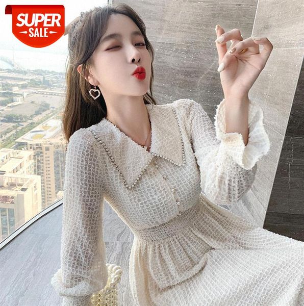 

[nuts] french retro fairy dress, ladies' temperament, age-reducing slim dress #sx38, Black;gray