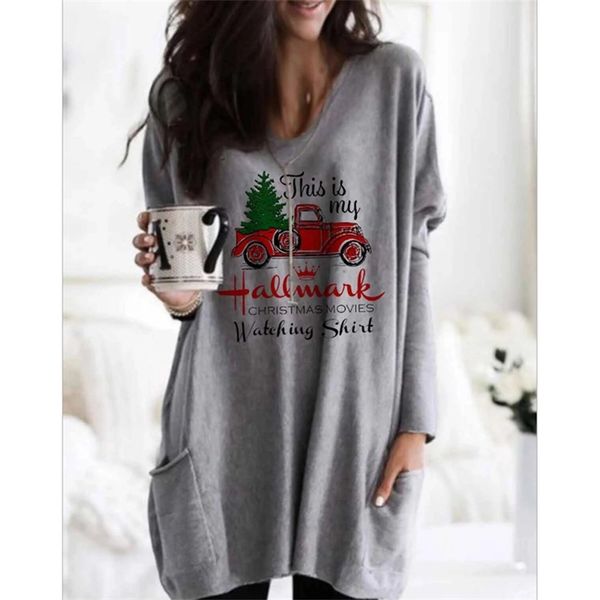

autumn and winter new loose large women's v-neck versatile pocket letter sweater1, Black