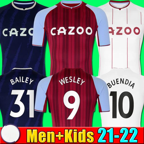 

21 22 maillot de football 2021 2022 inicio wesley grealish kodja el ghazi chester mcginn targett trezeguet mings hourihane maillots de foot, Black;yellow