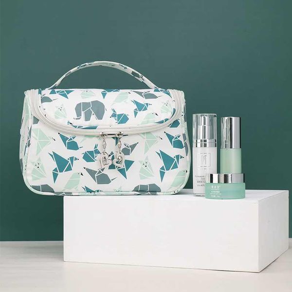 

storage bags handheld cosmetic bag large capacity business travel toiletries waterproof makeup organizer for ladies