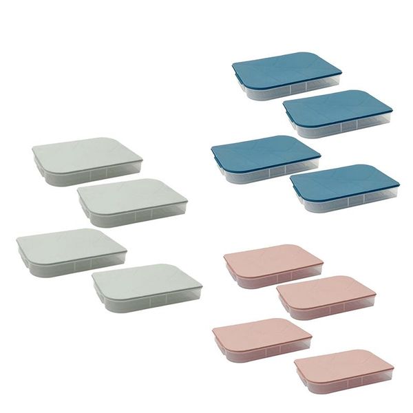 

4-layer storage box kitchen refrigerator sealed and vegetable bottles & jars