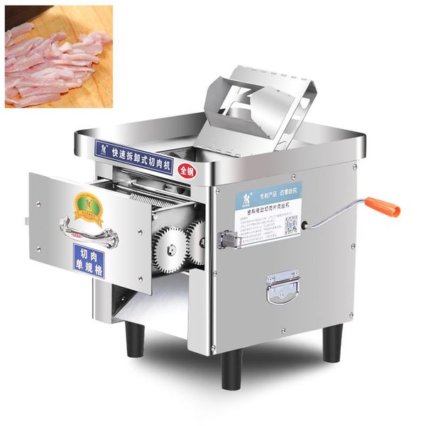 

meat grinders small commercial stainless steel slicer automatic household shredded slices machine