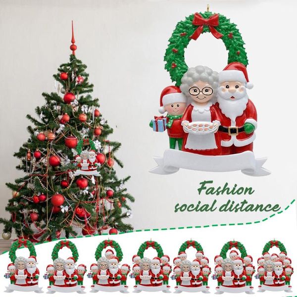 

christmas decorations 2021 personalized family tree ornament survived pendant mini hanging