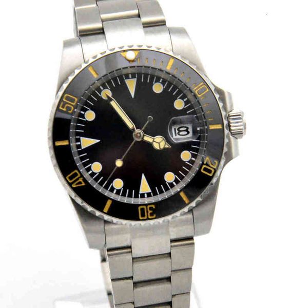 

movement black scoreboard lighter 2813 mechanical men automatic watches sport self-cropping rvs case, Slivery;brown